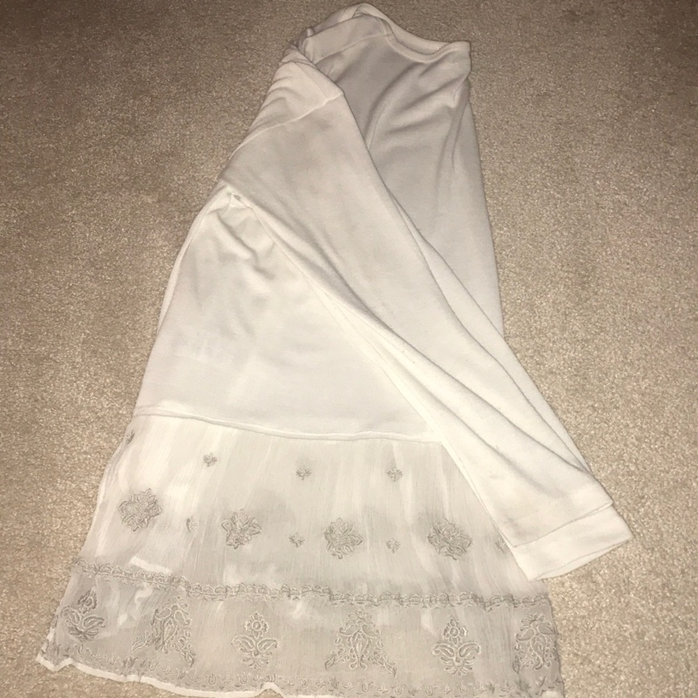 LIKE NEW Urban Outfitters top with sheer bottom